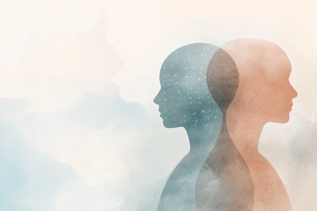Illustratie bij: Zweedse SKDS-studie: autisme sterk oververtegenwoordigd bij genderdysforie — maar niet gekoppeld aan genderincongruentie